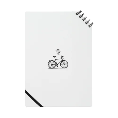 自転車ロゴ Notebook