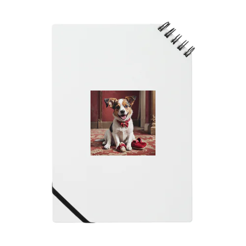 スリッパを持ち出している犬 Notebook