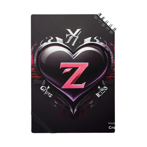 Black heart Notebook