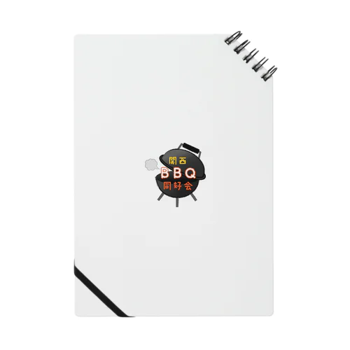 ②【ロゴ】関西BBQ同好会（背景無し） Notebook