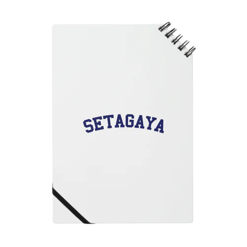 世田谷グッズ　ネイビーロゴ（setagaya item） Notebook