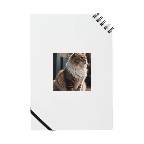 遊び疲れた猫のふわふわのしっぽ Notebook