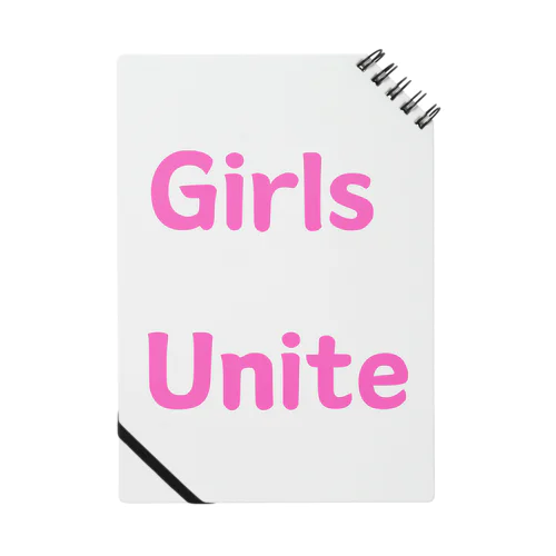 Girls Unite-女性たちが団結して力を合わせる言葉 ノート