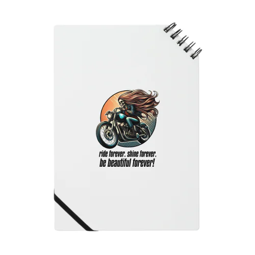 ride forever. shine forever. be beautiful forever! Notebook