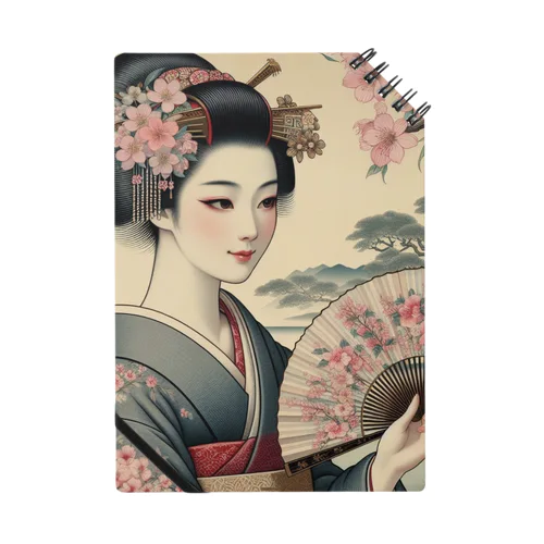 美しい日本女性のグッズ Notebook