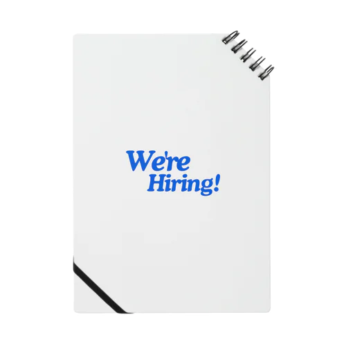 we'er hiring ノート