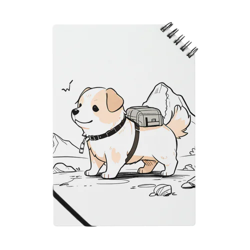 かわいい犬のバックグラウン Notebook
