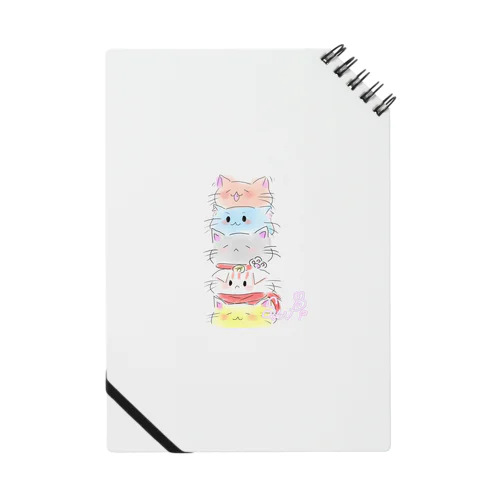 ネコ姉妹・兄弟のかわいいグッツ Notebook