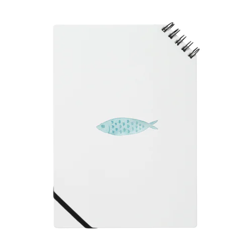 水彩イラスト　魚 Notebook