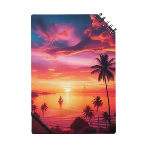 「美しい夕焼け」グッズ Notebook