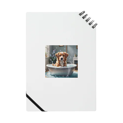 犬の水浴び Notebook