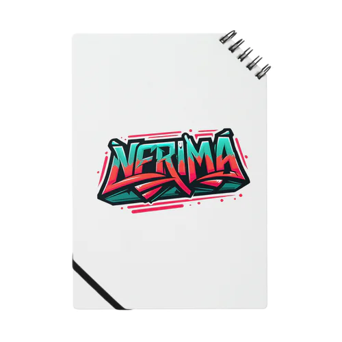 HipHopのグラフィティのロゴ「NERIMA(練馬)」 Notebook