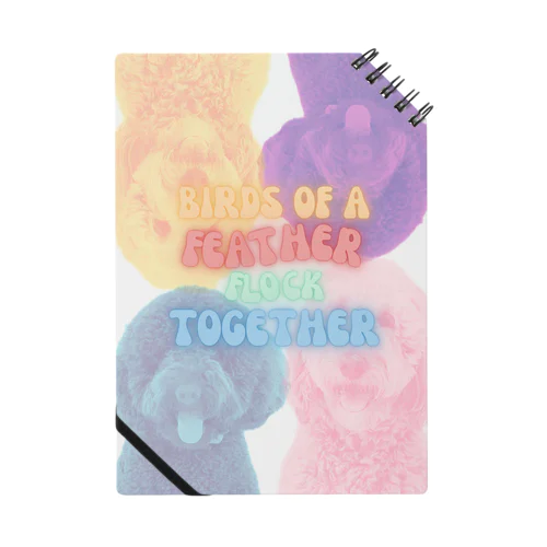 RETRO-POP DOODLE DOGS  Notebook