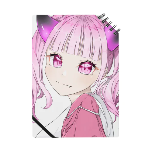 ゆるふわピンク髪 Notebook