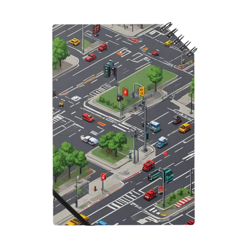「都会の信号 道路マップ」 Notebook