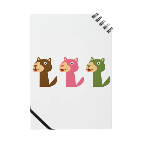 3色シュール犬 Notebook