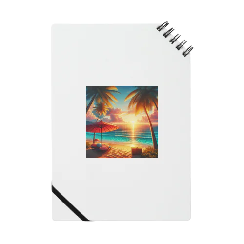 At the beach Notebook