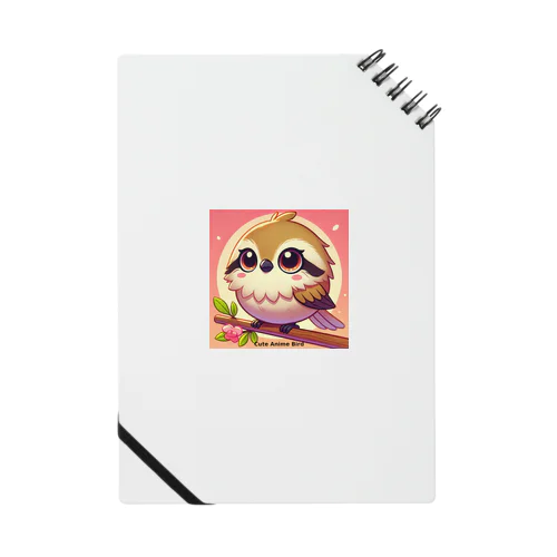 Kawaii Anime Bird Notebook