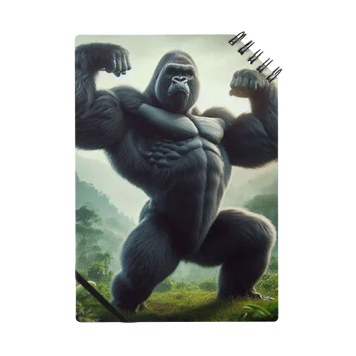 ゴリラがカメラ目線でポージング中🦍✨ Notebook