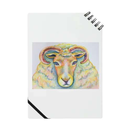 She is sheep. Notebook