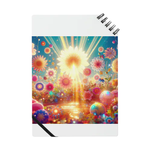 希望の輝く花（shining flower of hope ） Notebook