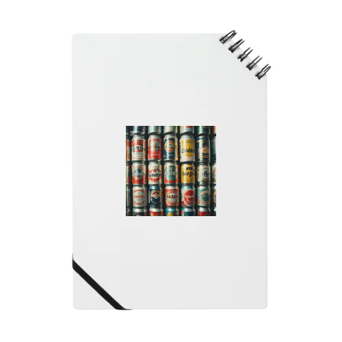 色とりどりの欧米の空き缶 Notebook