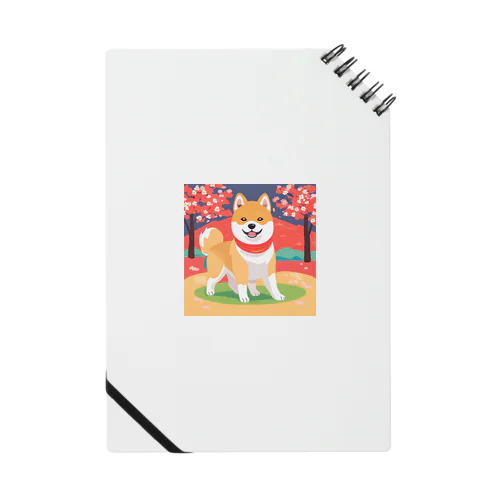 日本の守り手秋田犬 Notebook