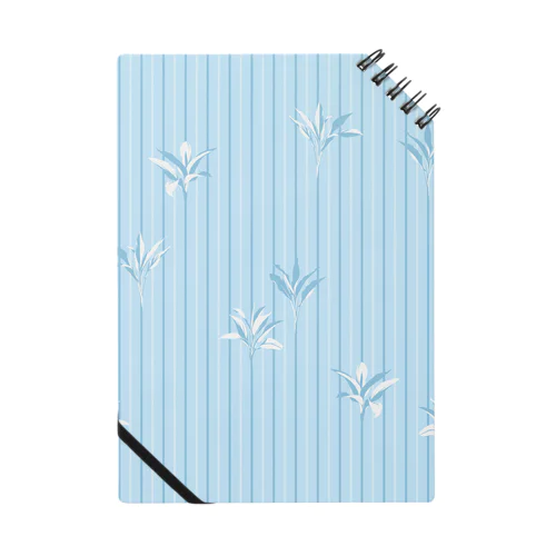  ドラセナの葉っぱ🌿ストライプ２ Notebook