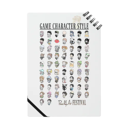 ゲームキャラ風PMAフェス記念品 Notebook
