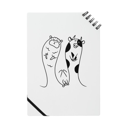 眠いアルパカとクマと牛 Notebook