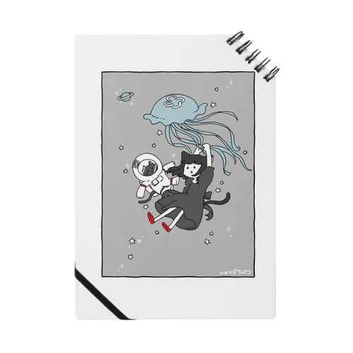 くらげとねこと女の子 Notebook