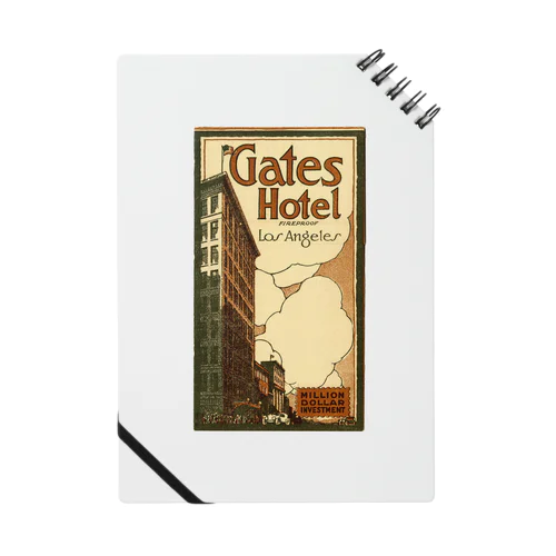 Advertisement, Gates Hotel, Los Angeles [cover] ノート