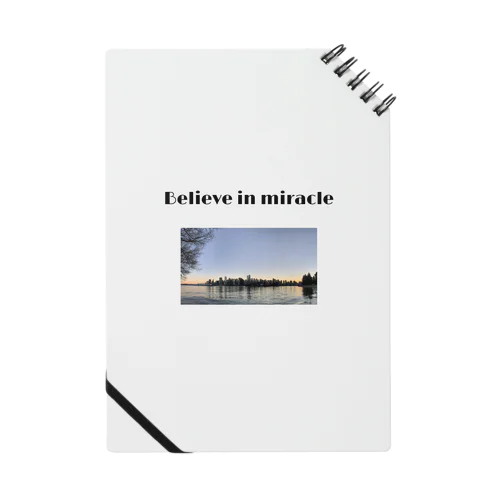 believe in miracle Notebook