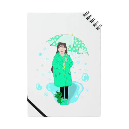 雨の日に出会う☂️🐸 Notebook