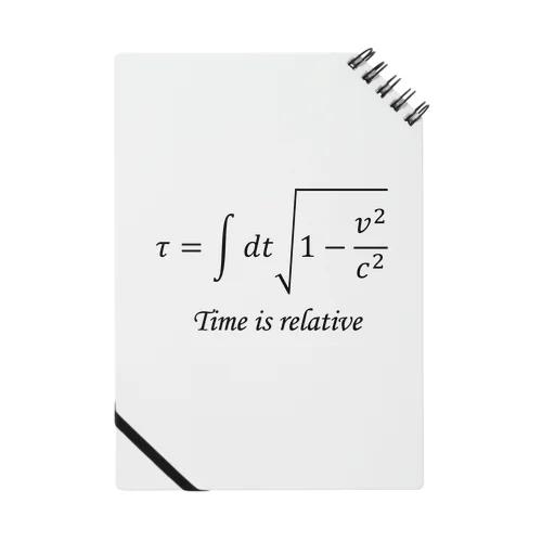 time is relative Notebook