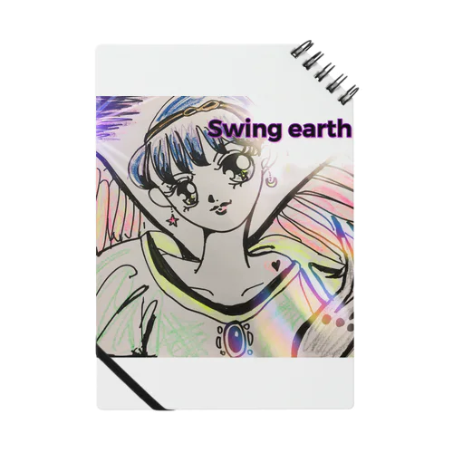 Swing earth Notebook