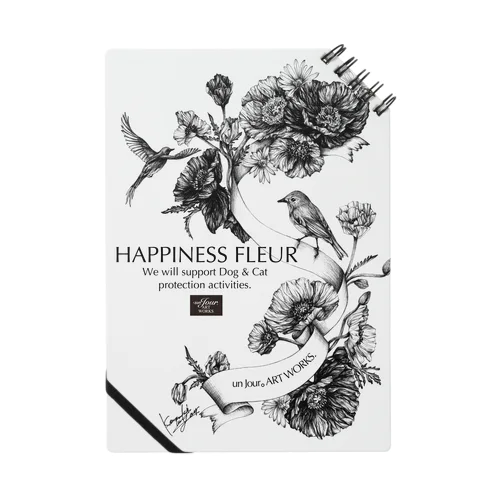 【HAPPINESS FLEUR】 Notebook