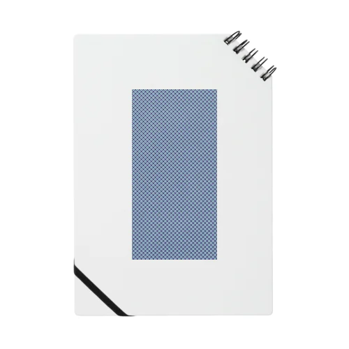 鹿の子（小柄、縦長、青×水） Notebook