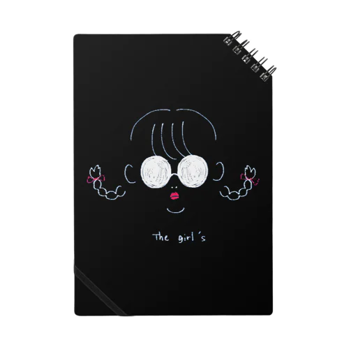 tha girl's  ブラック Notebook