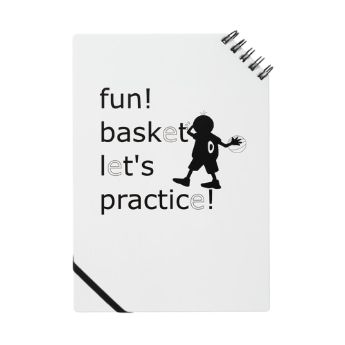 Fun! Basket Black Notebook