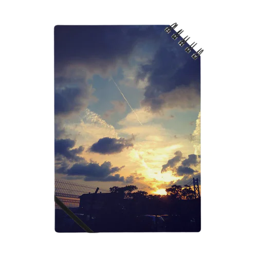 海沿いの夕焼け Notebook