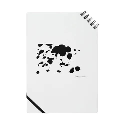 白川香翠　墨の雑貨　animal Notebook