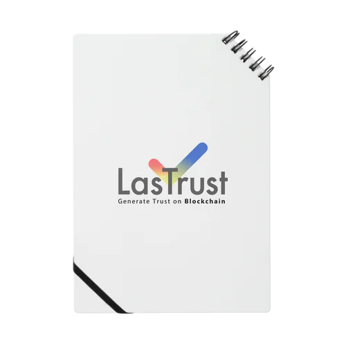 LasTrust Black Logo Notebook