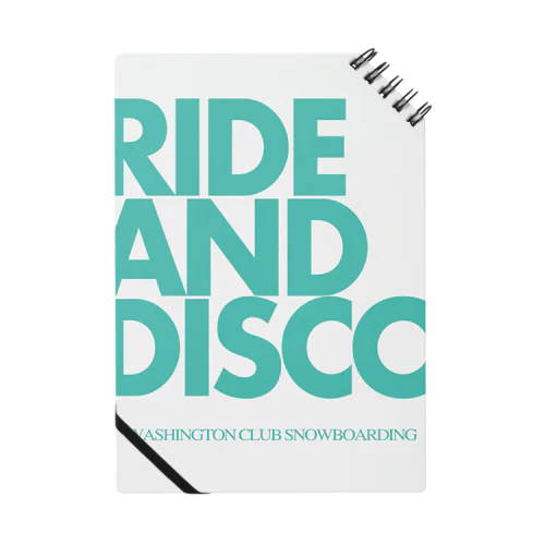 RIDE AND DISCO(blue) Notebook