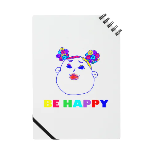 BE HAPPYギャルてやん　無地シリーズ ノート