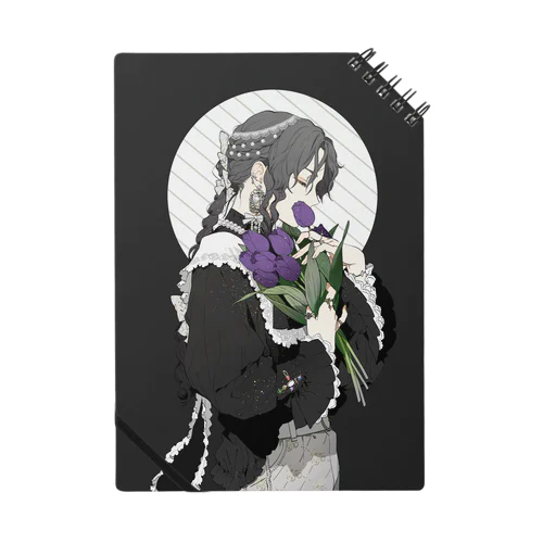 TULIP black Notebook