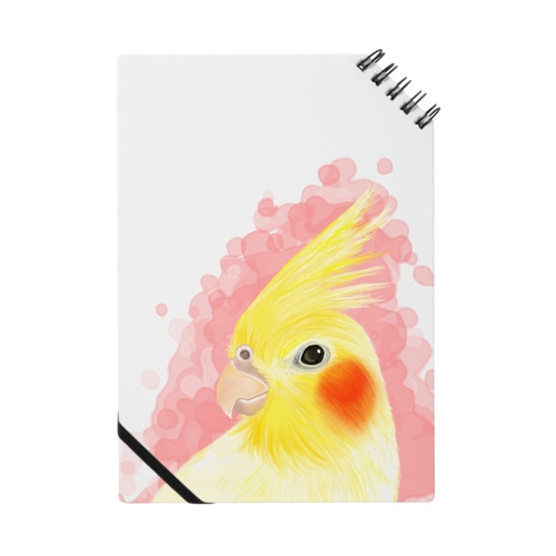 ほんわかオカメインコ　ルチノー【まめるりはことり】 Notebook