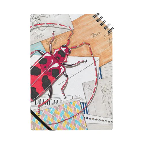 long horned beetle Notebook