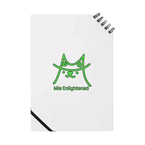 Mie Enlightened 黒縁取り Notebook