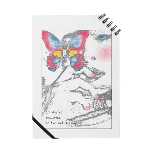 Lonely butterfly Notebook